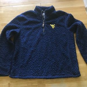 West Virginia University Chunky zip up